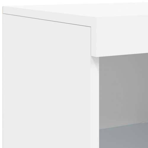 Komode s LED svjetlima 3 kom bijele od konstruiranog drva - Bijela 3 Cijena