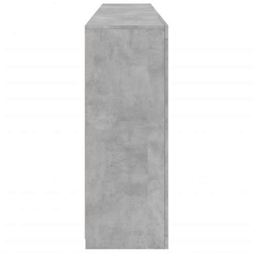 Komoda s LED svjetlima siva boja betona 202x37x100 cm - Beton siva 1 Cijena