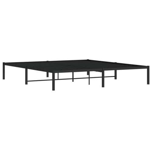 Metalni okvir za krevet crni 180x200 cm - Crna 180 x 200 cm Cijena