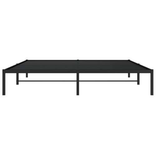 Metalni okvir za krevet crni 180x200 cm - Crna 180 x 200 cm Cijena