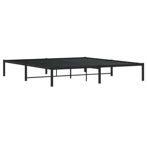 Metalni okvir za krevet crni 180x200 cm - Crna 180 x 200 cm Cijena