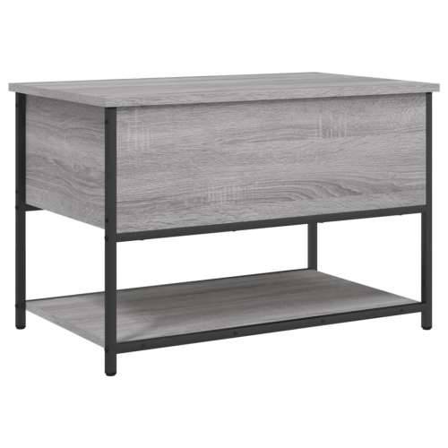 Klupa za pohranu siva boja hrasta 70x42,5x47 cm drvena - Sivi hrast sonoma 70 x 42.5 x 47 cm Cijena