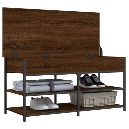 Klupa za cipele smeđa boja hrasta 100x42,5x50 cm drvena - Smeđi hrast 100 x 42.5 x 50 cm Cijena