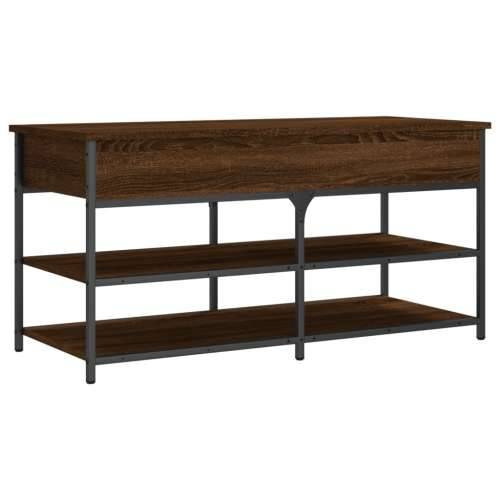 Klupa za cipele smeđa boja hrasta 100x42,5x50 cm drvena - Smeđi hrast 100 x 42.5 x 50 cm Cijena