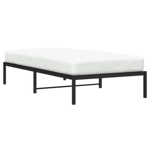Metalni okvir za krevet crni 100x200 cm - Crna 100 x 200 cm Cijena