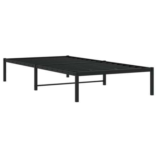 Metalni okvir za krevet crni 100x200 cm - Crna 100 x 200 cm Cijena