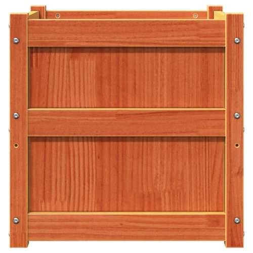 Vrtna sadilica voštano smeđe boje 50 x 50 x 50 cm od borovine - Smeđi bor 1 Cijena