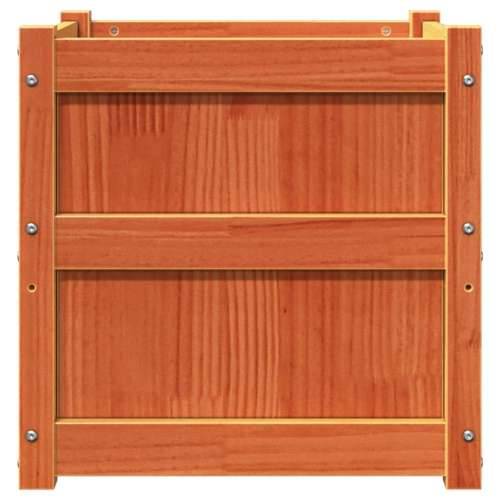 Vrtna sadilica voštano smeđe boje 50 x 50 x 50 cm od borovine - Smeđi bor 1 Cijena
