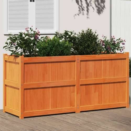 Vrtna sadilica voštano smeđe boje 150 x 50 x 70 cm od borovine - Smeđi bor 1 Cijena
