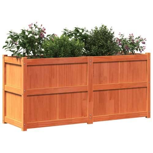 Vrtna sadilica voštano smeđe boje 150 x 50 x 70 cm od borovine - Smeđi bor 1 Cijena