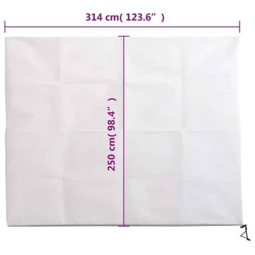 Navlaka za biljke od flisa s patentom 70 g/m² 3,14x2,5 m - Bijela 3.14 x 2.5 m 1 Cijena