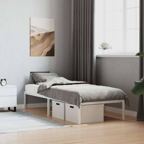 Metalni okvir za krevet bijeli 75x190 cm - Bijela 75 x 190 cm Cijena