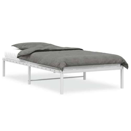 Metalni okvir za krevet bijeli 100x200 cm - Bijela 100 x 200 cm Cijena