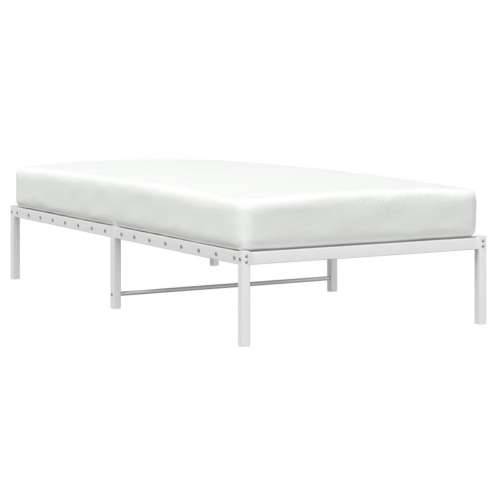 Metalni okvir za krevet bijeli 100x200 cm - Bijela 100 x 200 cm Cijena