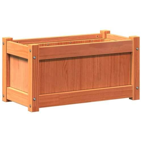 Vrtna sadilica voštano smeđe boje 60 x 31 x 31 cm od borovine - Smeđa 1 Cijena