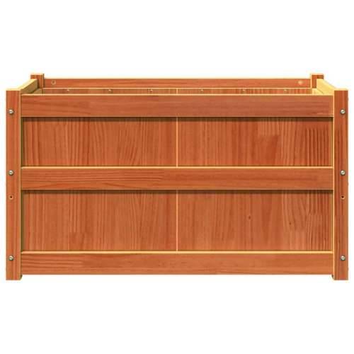 Vrtna sadilica voštano smeđe boje 90 x 50 x 50 cm od borovine - Smeđa 1 Cijena