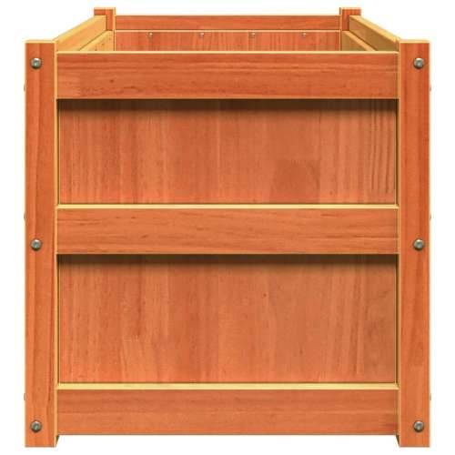 Vrtna sadilica voštano smeđe boje 90 x 50 x 50 cm od borovine - Smeđa 1 Cijena