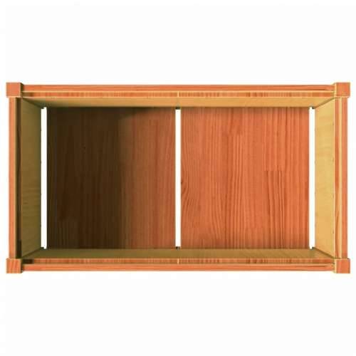 Vrtna sadilica voštano smeđe boje 90 x 50 x 50 cm od borovine - Smeđa 1 Cijena