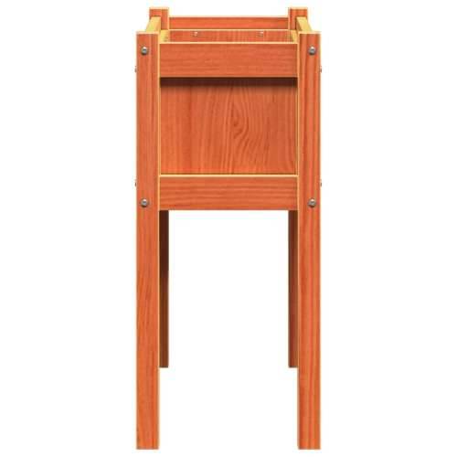 Vrtna sadilica s nogama voštano smeđa 70x31x70 cm od borovine - Smeđi bor 1 Cijena