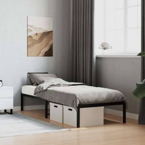 Metalni okvir za krevet crni 75 x 190 cm - Crna 75 x 190 cm Cijena