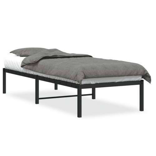 Metalni okvir za krevet crni 75 x 190 cm - Crna 75 x 190 cm Cijena