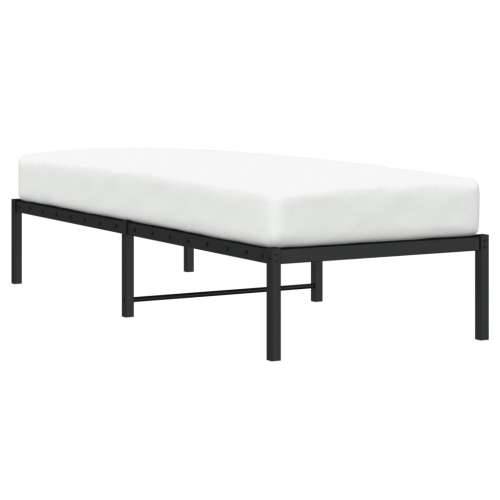 Metalni okvir za krevet crni 75 x 190 cm - Crna 75 x 190 cm Cijena