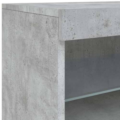 Komoda s LED svjetlima siva boja betona 181,5x37x67 cm - Beton siva 1 Cijena
