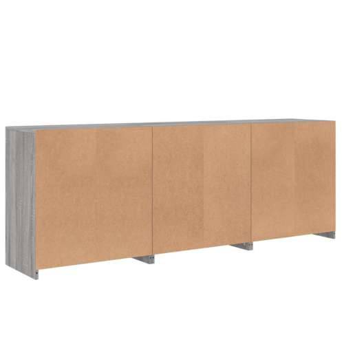 Komoda s LED svjetlima boja sivog hrasta 181,5x37x67 cm - Sivi hrast sonoma 1 Cijena