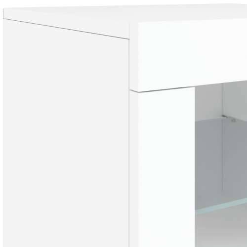 Komoda s LED svjetlima bijela 162 x 37 x 67 cm - Bijela 1 Cijena