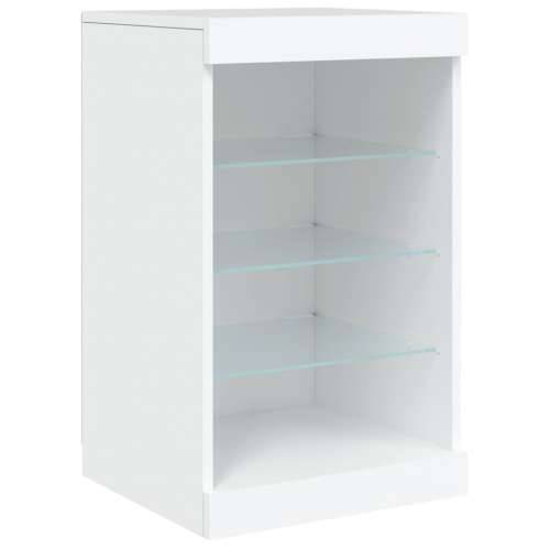 Komoda s LED svjetlima bijela 162 x 37 x 67 cm - Bijela 1 Cijena