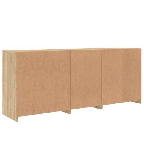 Komoda s LED svjetlima boja hrasta sonome 181,5x37x67 cm - sonoma hrast 1 Cijena