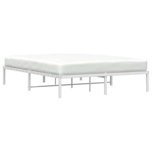 Metalni okvir za krevet bijeli 160x200 cm - Bijela 160 x 200 cm Cijena