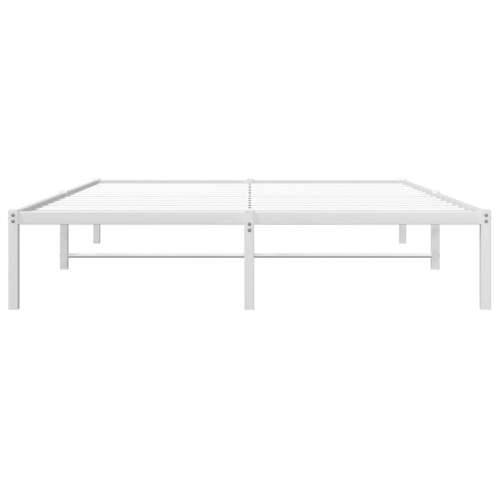 Metalni okvir za krevet bijeli 160x200 cm - Bijela 160 x 200 cm Cijena