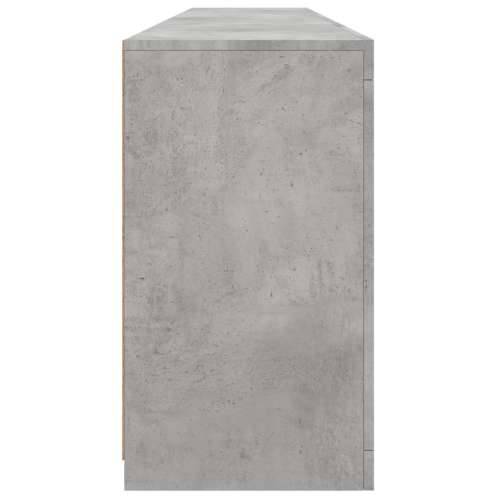 Komoda s LED svjetlima siva boja betona 202x37x67 cm - Beton siva 1 Cijena