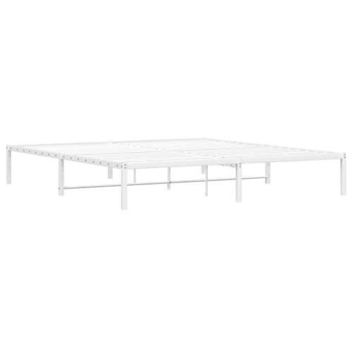 Metalni okvir za krevet bijeli 180x200 cm - Bijela 180 x 200 cm Cijena