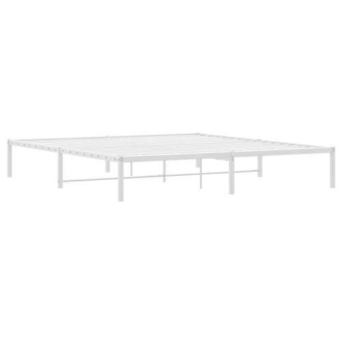 Metalni okvir za krevet bijeli 180x200 cm - Bijela 180 x 200 cm Cijena