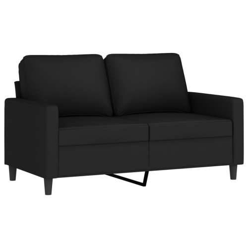 2-dijelni set sofa s jastucima crni baršunasti Crna s jastučićima Cijena