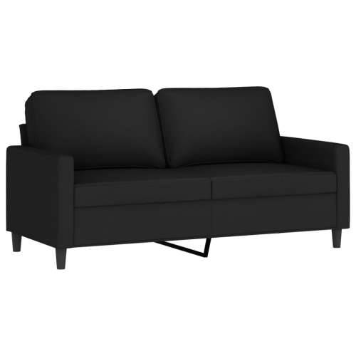 2-dijelni set sofa s jastucima crni baršunasti Crna s jastučićima Cijena