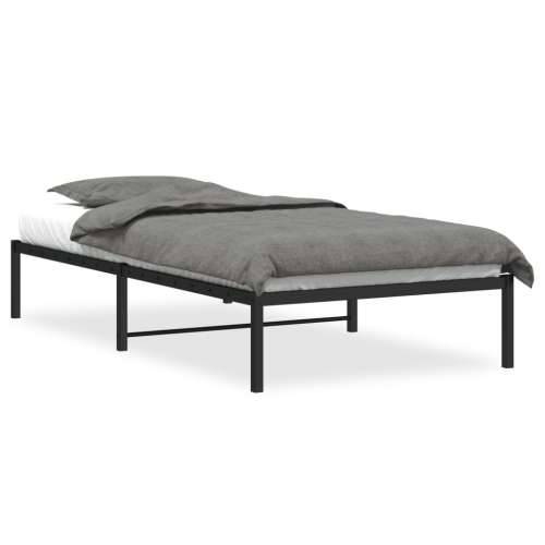 Metalni okvir za krevet crni 107x203 cm - Crna 107 x 203 cm Cijena
