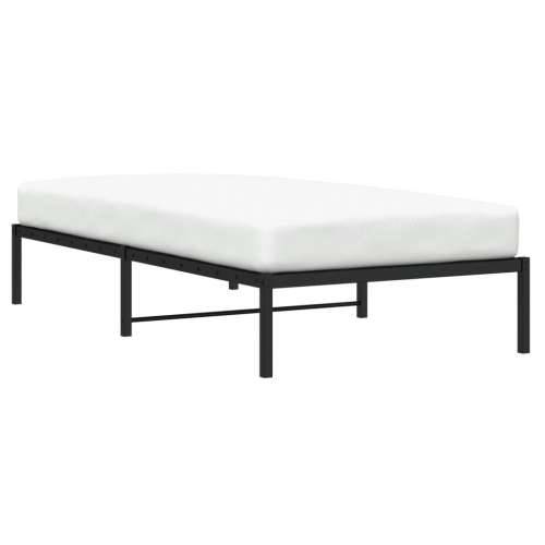 Metalni okvir za krevet crni 107x203 cm - Crna 107 x 203 cm Cijena