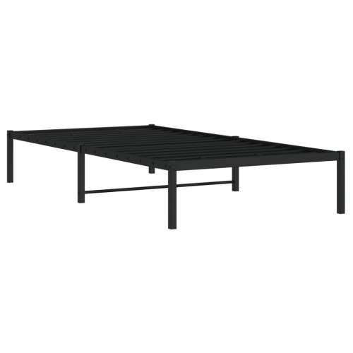 Metalni okvir za krevet crni 107x203 cm - Crna 107 x 203 cm Cijena