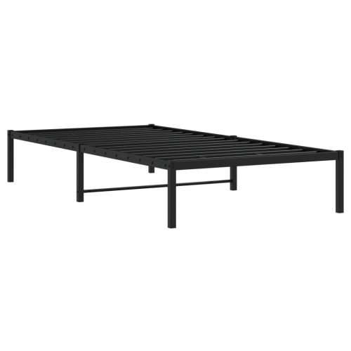 Metalni okvir za krevet crni 107x203 cm - Crna 107 x 203 cm Cijena