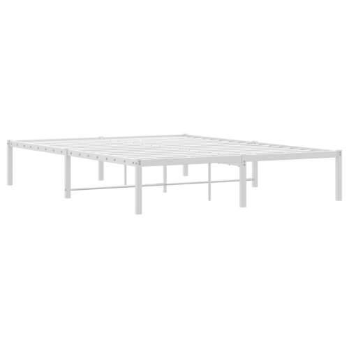 Metalni okvir za krevet bijeli 135x190 cm Bijela 135 x 190 cm Cijena