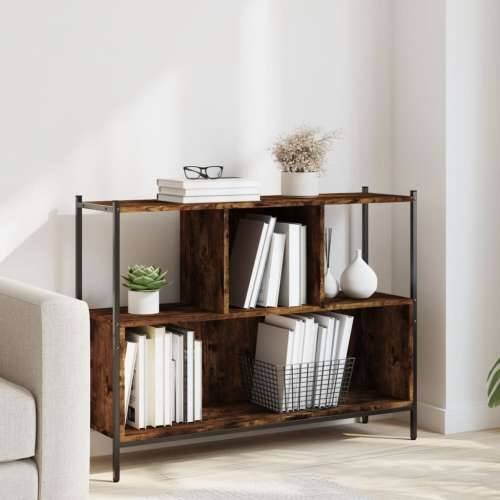 Regal za knjige boja hrasta 102x28x77,5cm od konstruiranog drva - Dimljeni hrast 1 Cijena