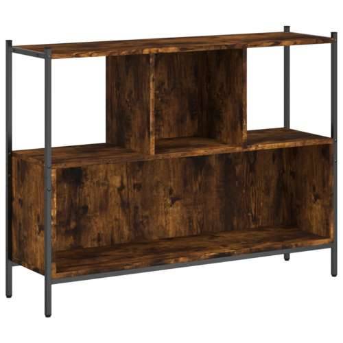 Regal za knjige boja hrasta 102x28x77,5cm od konstruiranog drva - Dimljeni hrast 1 Cijena