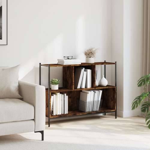 Regal za knjige boja hrasta 102x28x77,5cm od konstruiranog drva - Dimljeni hrast 1 Cijena