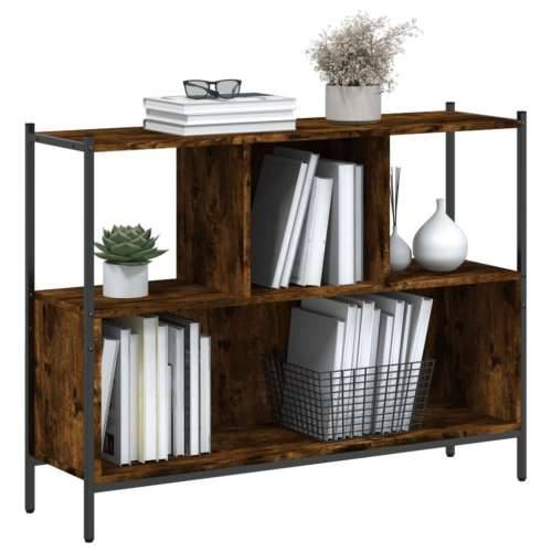 Regal za knjige boja hrasta 102x28x77,5cm od konstruiranog drva - Dimljeni hrast 1 Cijena