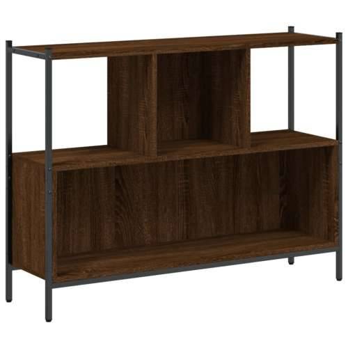Regal za knjige boja hrasta 102x28x77,5cm od konstruiranog drva - Smeđi hrast 1 Cijena