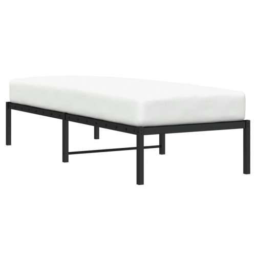 Metalni okvir za krevet crni 80x200 cm - Crna 80 x 200 cm Cijena