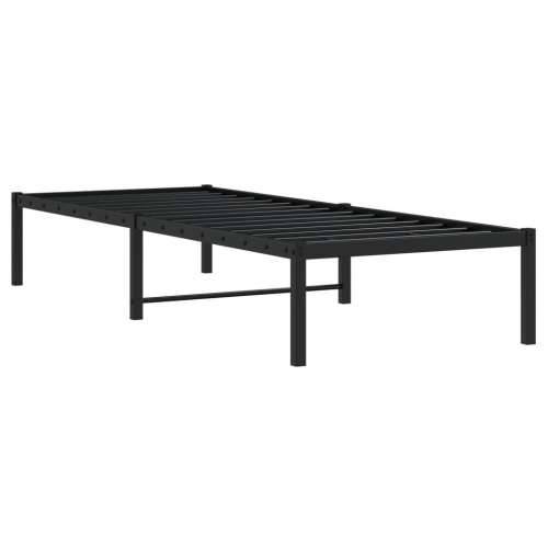 Metalni okvir za krevet crni 80x200 cm - Crna 80 x 200 cm Cijena